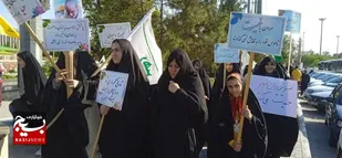 حمایت بانوان محله بنیاد قم از اجرای طرح نور