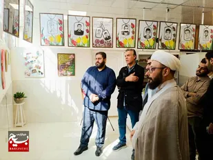 افتتاح نمایشگاه نقاشی بوم ستاره&zwnj;ها