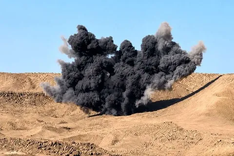 شنیده شدن صدای انفجار کنترل‌شده مهمات در کرمانشاه