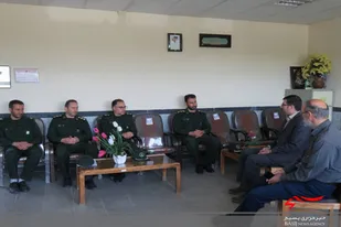 دیدار فرمانده سپاه ملایر با روسای آموزش و پرورش بخش جوکار و سامن