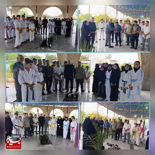 برگزاری مراسم غبارروبی وعطرافشانی مزار مطهر شهدای والامقام بندرهندیجان