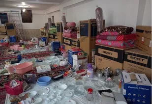 ۱۴ سری جهیزیه به نیت ۱۴ معصوم در مراغه به نوعروسان اهدا شد