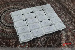 20 پرس غذا گرم در روستا بیابانک در سرخه توزیع شد