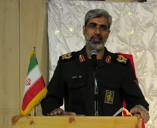 معارفه فرمانده جدید ناحیه مقاومت بسیج سپاه حاجی آباد
