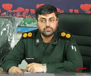مراسم عزاداری دهه اول محرم سپاه در گلزار شهدای چالوس