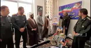 رونمایی از تمثال جوانترین شهید شاخص کشور در لردگان