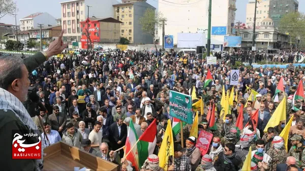 راهپیمایی روز قدس در رشت