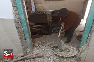 جهادگران بسیجی همیشه در صحنه حضور دارند