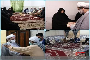 دیدار نماینده ولی فقیه در سیستان و بلوچستان با خانواده دو شهید در چابها
