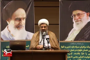 مسئول دفتر نمایندگی ولی فقیه در سپاه البرز، پرچمدار و علمدار جهاد تبیین بسیجیان است