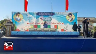 استقبال از پیکر ۱۴ شهید گمنام گلگون کفن دفاع مقدس در مشهد