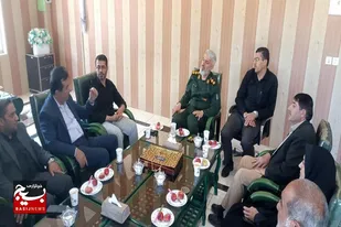 دیدار مسئولین شهرستان بهار با فرمانده سپاه ناحیه بهار