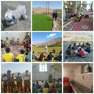 برگزاری اردوی جهادی یک روزه حلقه های صالحین در سردشت
