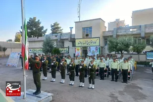 صبحگاه مشترک نیروهای مسلح شهرستان نهاوند