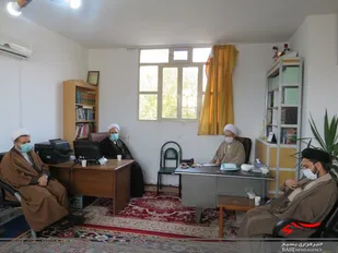 دیدار مسئول نمایندگی ولی فقیه در سپاه عاشورا با امام جمعه هادیشهر