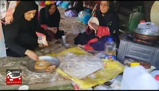 غذاهای بومی و محلی در سیاه چادر عشایری ناحیه تفتان در شهرستان زاهدان