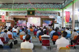 مراسم جشن و سرورعید بزرگ غدیردر جمع رزمندگان لشکر 14 امام حسین(علیه السلام)
