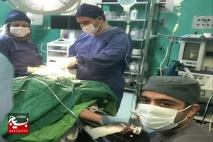 اولین عمل جراحی مغز در بیمارستان ۲۲بهمن خواف با موفقیت انجام شد