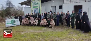کاشت ۱۲/۳۰۰ اصله نهال در شهرستان عباس آباد