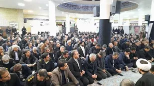 برگزاری مراسم هفتمین روز شهید امنیت در ایوان