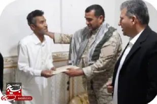 دیداربا  جانباز ۷۰ درصد جاسم بمپوری به مناسبت دهه مبارک فجر در ایرانشهر