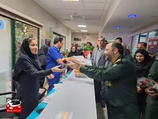 تجلیل فرمانده سپاه ناحیه شاهرود از پرستاران+ تصاویر