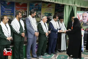تجلیل از خانواده شهدا و رزمندگان سازمان جهاد کشاورزی خراسان جنوبی با حضور فرمانده سپاه انصارالرضا(ع)