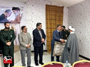 مراسم تکریم  و معارفه مسئول دفتر نمایندگی ولی فقیه سپاه نهبندان