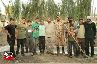 حضور جهادی نوجوانان سرخه در اجلاسیه شهدای شهرستان