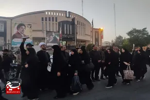 اعزام ۸۰۰ &nbsp;نفر از نهاوند به مراسم تشییع شهید قائد امت در تهران+تصاویر
