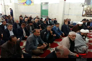 سخنرانی فرمانده سپاه نهاوند در جمع مردم فیروزان