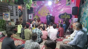 مراسم جشن میلاد حضرت معصومه سلام الله علیها توسط گردان107 امام حسین(علیه السلام)  برگزار شد