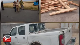 دستگیری سه قاچاقچی چوب در اردبیل