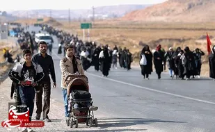 حرکت ۱۵ کاروان پیاده از خلیل&zwnj;آباد به سمت مشهد مقدس