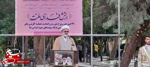 تجدید میثاق کارکنان ارتش جمهوری اسلامی در شاهرود با شهدا+ تصاویر