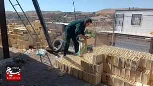 حضور جهادگران سبز پوش و خستگی ناپذیر، در روستا&zwnj;های برزنون و سرچاه از توابع شهرستان نیشابور