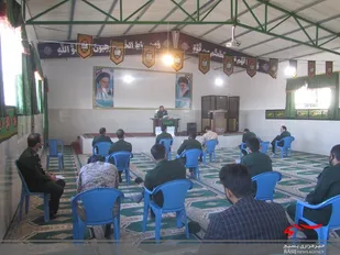 جلسه گرامیداشت هفته دفاع مقدس در سپاه ناحیه زاوه