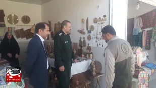 بازدید فرمانده سپاه شاهرود از نمایشگاه اقتصاد مقاومتی عیدانه+ تصاویر