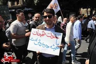 حضور گسترده مردم تبریز در راهپیمایی همدلی و ایستادگی