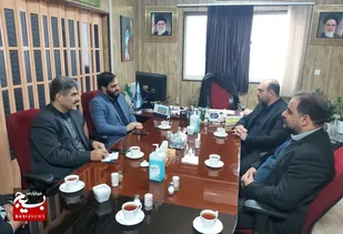 مسئول بسیج کارگران سپاه کربلا با مدیر درمان سازمان تامین اجتماعی مازندران دیدار کرد