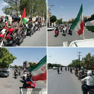 رژه موتوری نیرو&zwnj;های نظامی و انتظامی در هرات برگزار شد