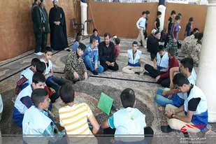 برگزاری حلقات صالحین بسیجیان شهر دمق