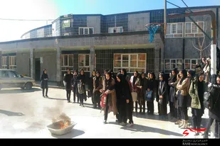 دوره عملی آمادگی دفاعی بسیج دانش&zwnj;آموزی شهیده هاجریان همدان