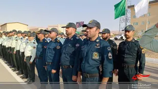 صبحگاه مشترک نیرو&zwnj;های مسلح شاهرود به روایت تصویر