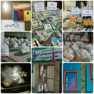 تهیه و توزیع ۱۲۰ بسته معیشتی بین دانش آموزان نیازمند دامغان