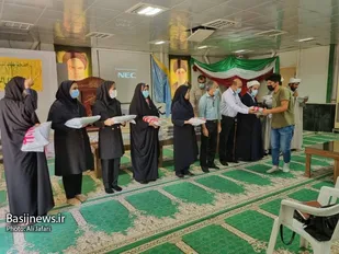 برگزاری جشن تکلیف ویژه دانش آموزان پسران پایه هشتم متوسطه اول مدرسه شهید مطهری خارگ