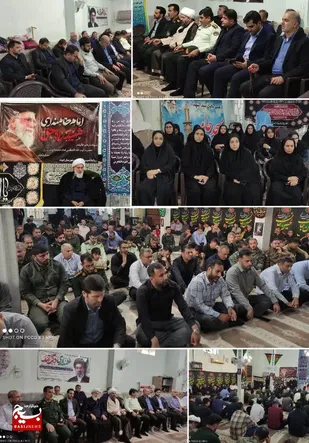 مردم گتوند انتقام خون رهبر شهید را فریاد زدند