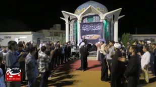 برگزاری مراسم شهادت امام جعفر صادق (ع) در خارگ