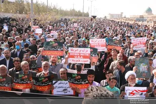 راهپیمایی مردم بیرجند در محکومیت اقدام تروریستی شیراز