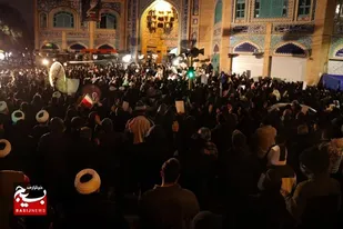 قابهای ماندگار از خروش خودجوش مردم ولایی دارلارشاد اردبیل در شب شهادت حضرت آیت&zwnj;الله امام خامنه&zwnj;ای